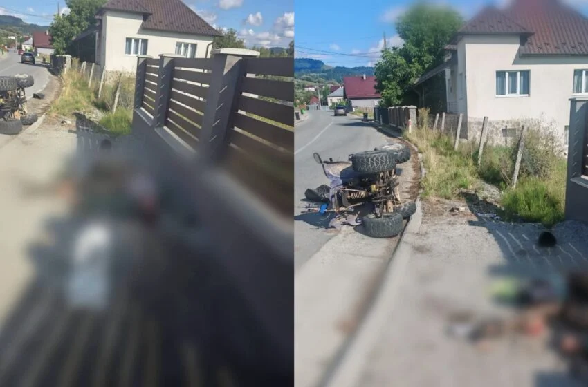  LUNCA ILVEI: Un bărbat de 45 de ani, care conducea un ATV, a decedat în urma unui accident rutier