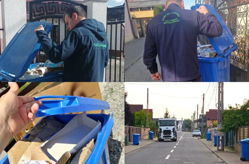  Miercuri, 9 septembrie 2026, se colectează Pubela Albastră în municipiul Bistrița și localitățile componente