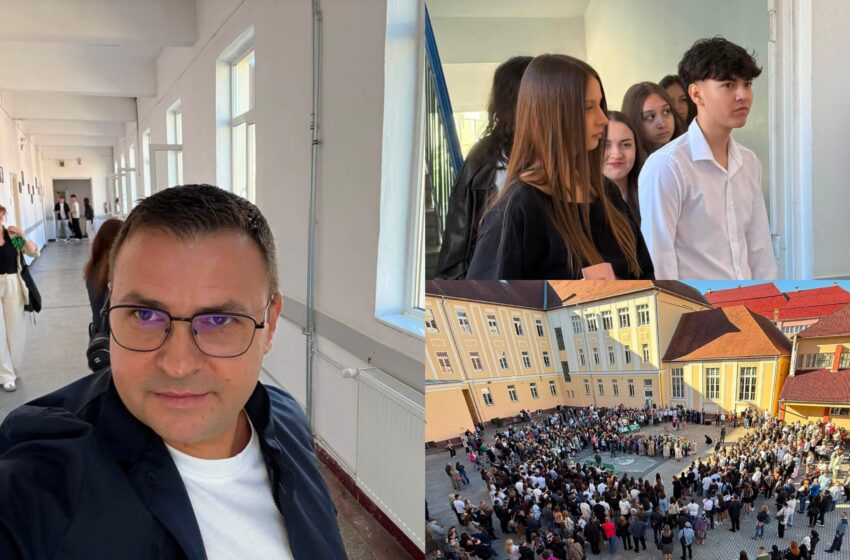  Daniel Suciu, emoții la început de an școlar: „Cea mai specială și importantă funcție, cea de tată de boboci de liceu”