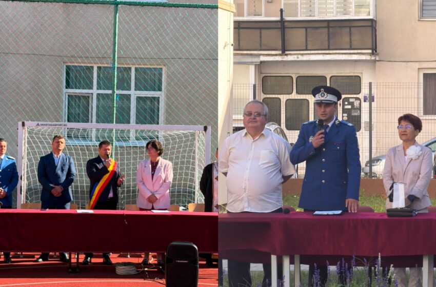  Un nou an școlar, cu jandarmii bistrițeni aproape de elevi. FOTO