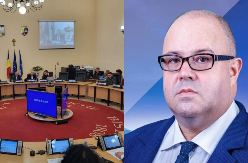  Liberalul Florin Urîte este noul președinte de ședință al Consiliului Local Bistrița