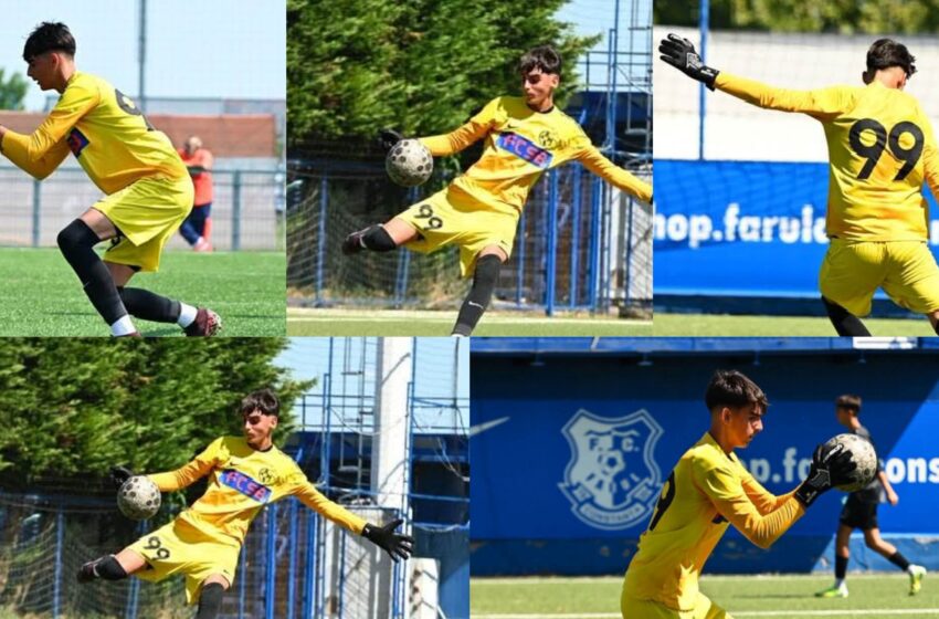  David Sonea, portarul crescut de Academia Gloria Bistrița și ajuns la FCSB, convocat la naționala U15 a României