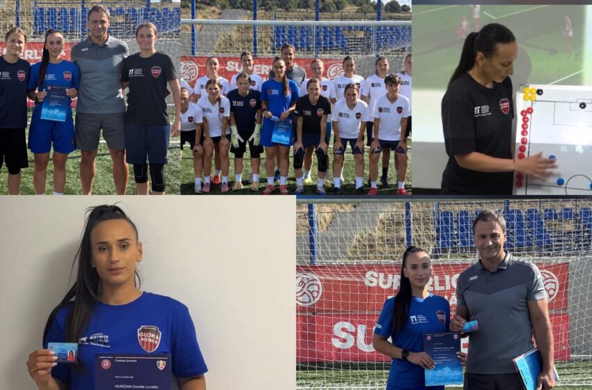  Daniela Mureșan, o nouă performanță pentru Gloria Bistrița: Licența B Goalkeeper UEFA