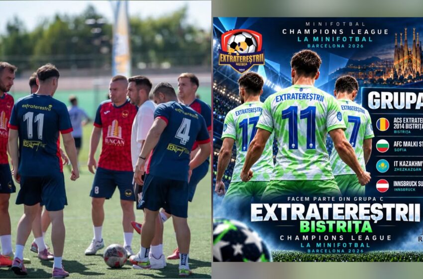  Extratereștrii Bistrița, victorie la debut în Superliga de minifotbal, 3-0 cu Vikingii Bistrița! Urmează săptămâna Ligii Campionilor
