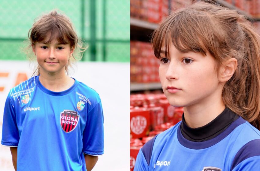  Șapte goluri la debut! Alexandra Moldovan, spectacol în tricoul Gloriei Bistrița la U15