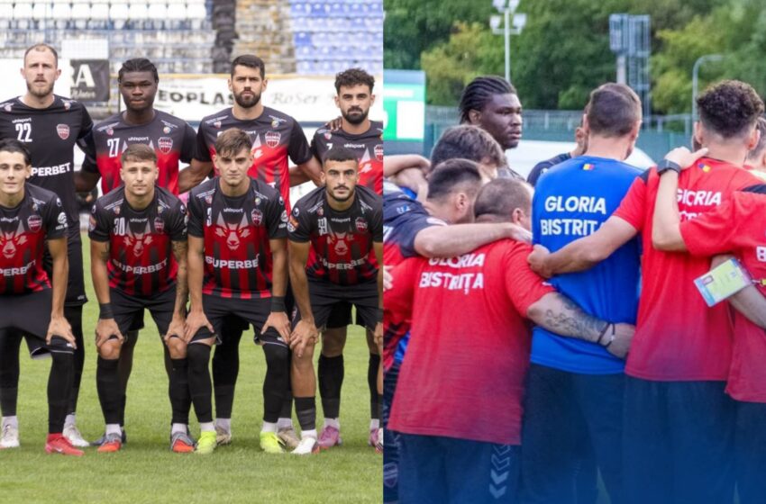  Fotbal: Gloria Bistrița, trei meciuri amicale cu echipe din Superliga în pauza competițională