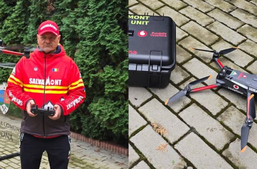  Salvamont Rodna, un pas înainte în misiunile de salvare. O dronă profesională va sprijini căutările în zonele montane