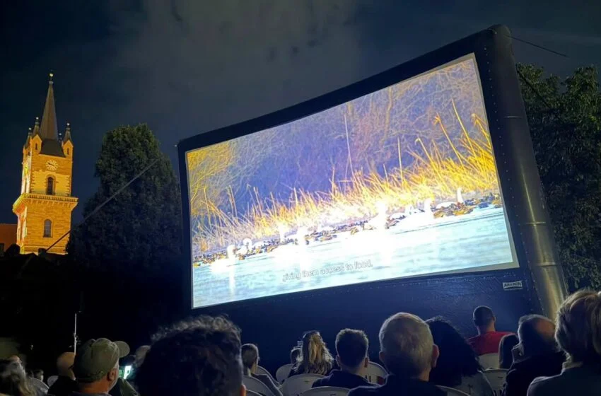  „Delta sălbatică”, proiecție de film în aer liber, în inima Bistriței