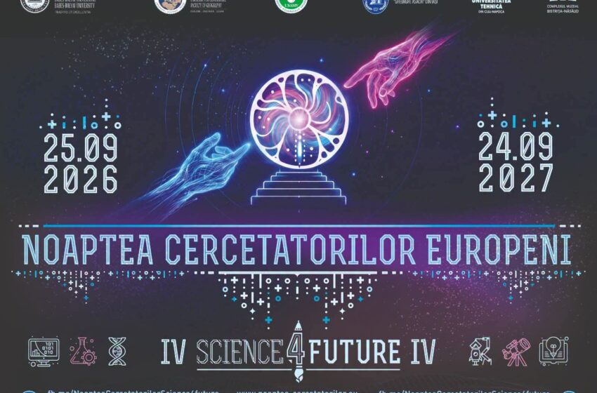  Bistrița se alătură din nou orașelor europene dedicate științei și inovării, în cadrul Nopții Cercetătorilor Europeni