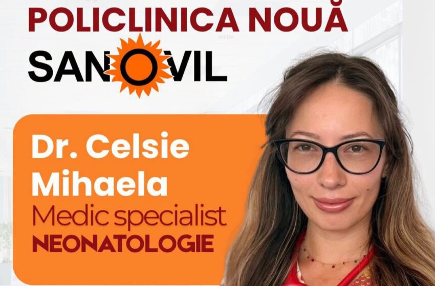  Ecografii transfontanelare pentru nou-născuți și sugari, la Policlinica Nouă Sanovil realizate de Dr. Celsie Mihaela, medic specialist Neonatologie