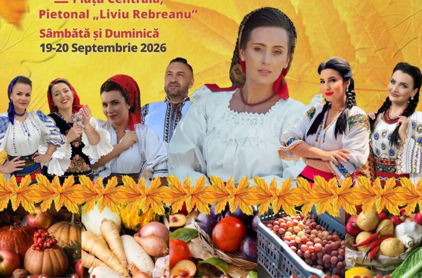  Toamna Bistrițeană revine pe pietonal! Producători locali, bunătăți de sezon și spectacole folclorice