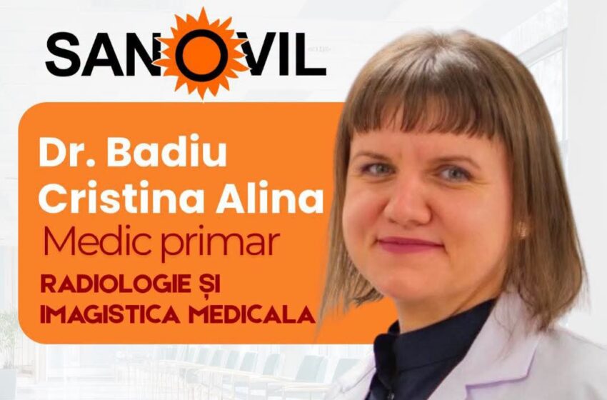 Ecografia mamară la Sanovil, realizată de Dr. Cristina Alina Badiu – grijă pentru sănătatea sânilor