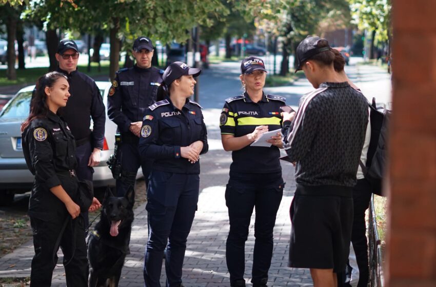  27 de elevi, depistați absentând de la cursuri în urma unei acțiuni de prevenire desfășurate la Bistrița