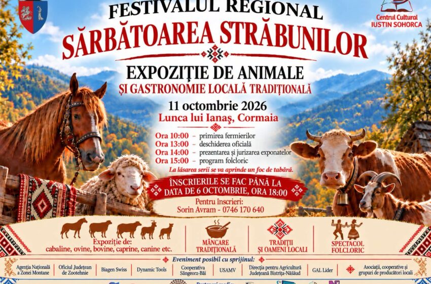  Sângeorz-Băi reînvie tradițiile străbune la Festivalul „Sărbătoarea Străbunilor”