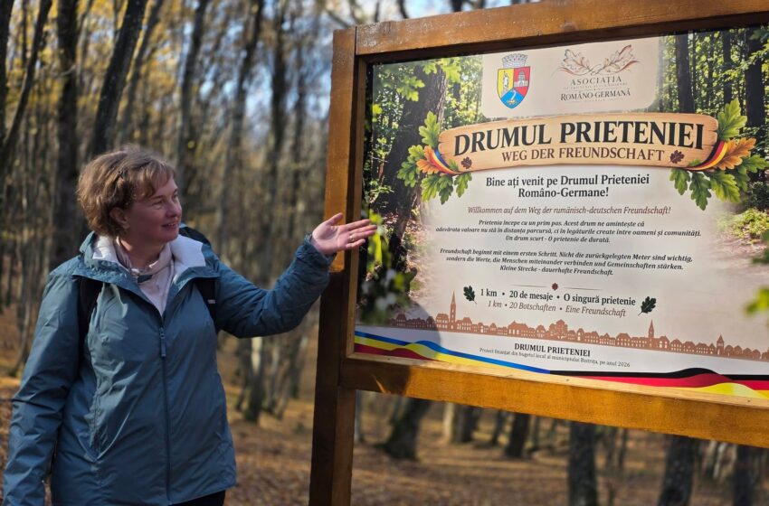  „Drumul Prieteniei”, inaugurat în Pădurea Schullerwald din Bistrița. 20 de panouri transmit mesaje despre valorile care unesc comunitățile