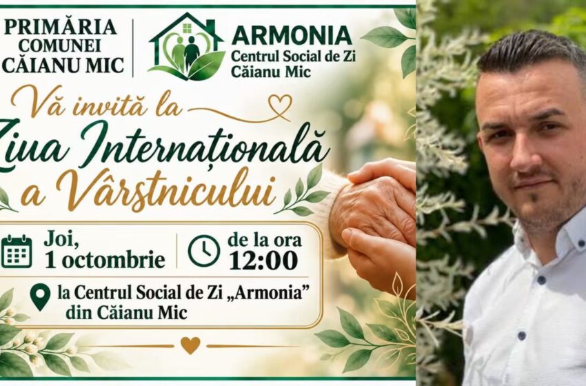  Ziua Vârstnicului, sărbătorită la Căianu Mic. Seniorii, invitați la dialog și socializare