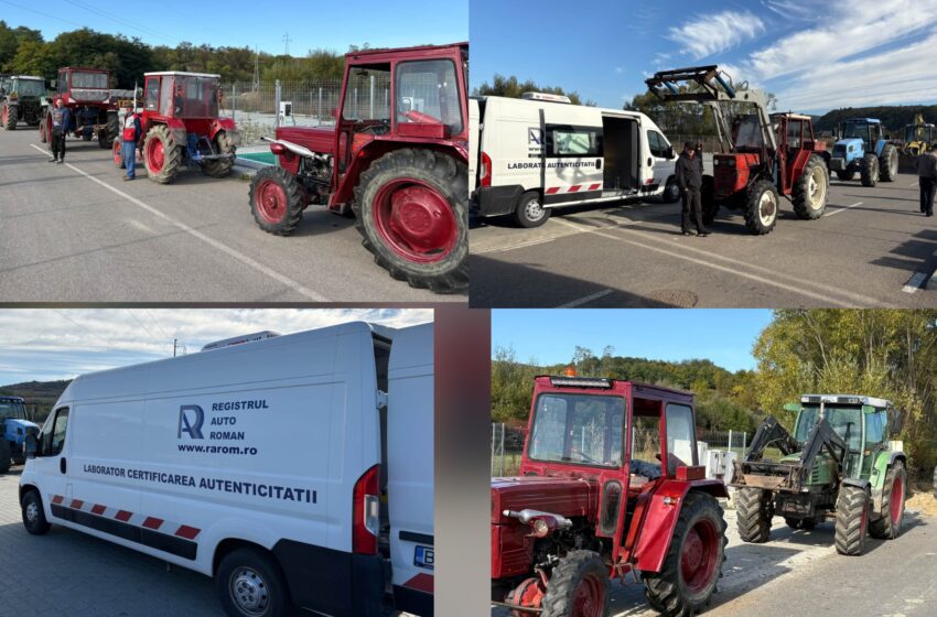  Echipa mobilă RAR a ajuns la Căianu Mic. Tractoarele și utilajele sunt verificate în comună