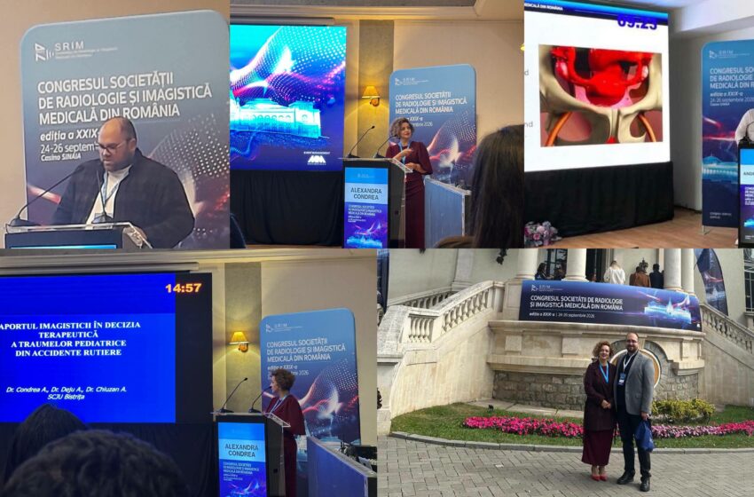  Profesioniștii SCJU Bistrița, prezenți la Congresul Societății de Radiologie și Imagistică Medicală din România. FOTO