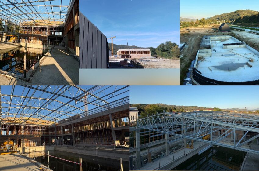  Complexul Sportiv Multifuncțional din Năsăud prinde contur. Un proiect important pentru întreaga Țară a Năsăudului. FOTO