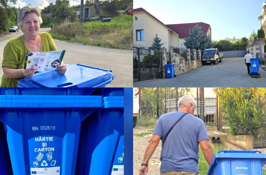  Miercuri, 7 octombrie 2026, se colectează Pubela Albastră în Municipiul Bistrița și localitățile componente