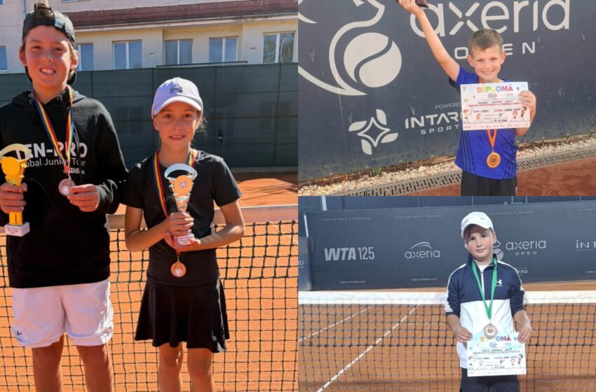  Noi performanțe pentru micii tenismeni de la GS TennisClub Bistrița: două titluri de campion și rezultate pe podium