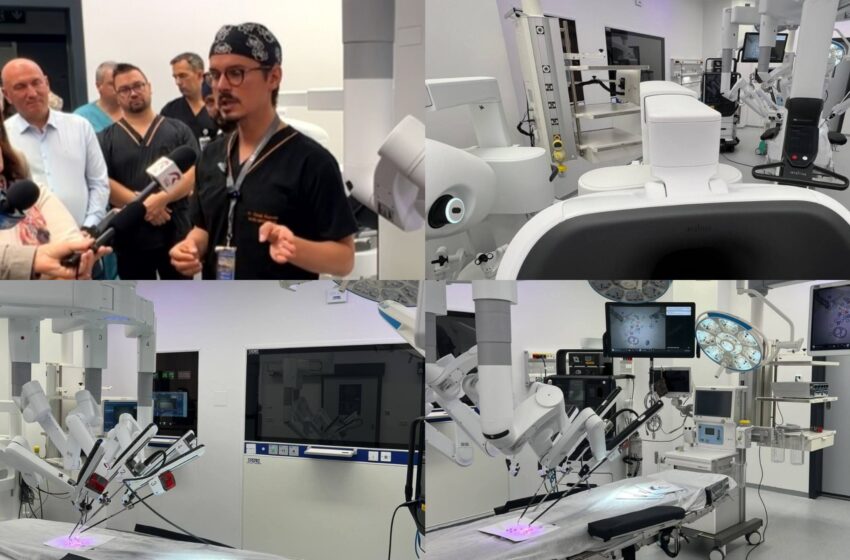  Premieră medicală națională la Bistrița! Spitalul Clinic Județean de Urgență Bistriță, primul din România cu robotul chirurgical Da Vinci 5