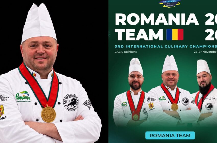  Bistrițeanul Marius Galan reprezintă România la Campionatul Internațional de Artă Culinară „Delicious Uzbekistan 2026”