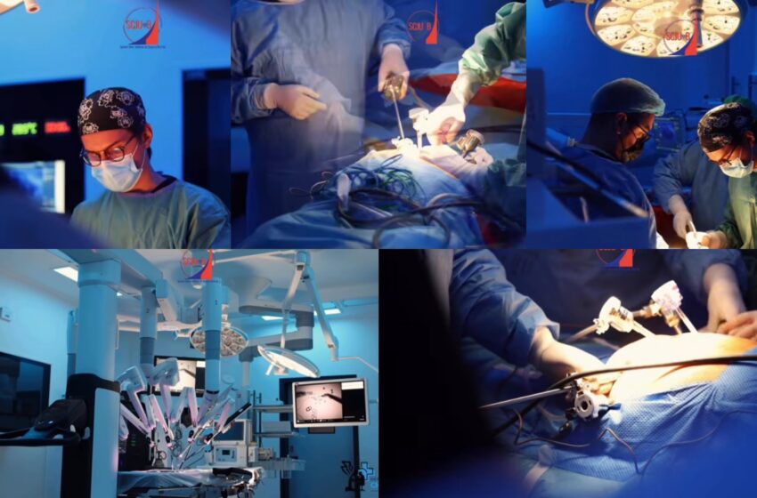  Două operații pentru cancerul de prostată, realizate cu robotul DaVinci 5 la Spitalul Clinic Județean de Urgență Bistrița. FOTO