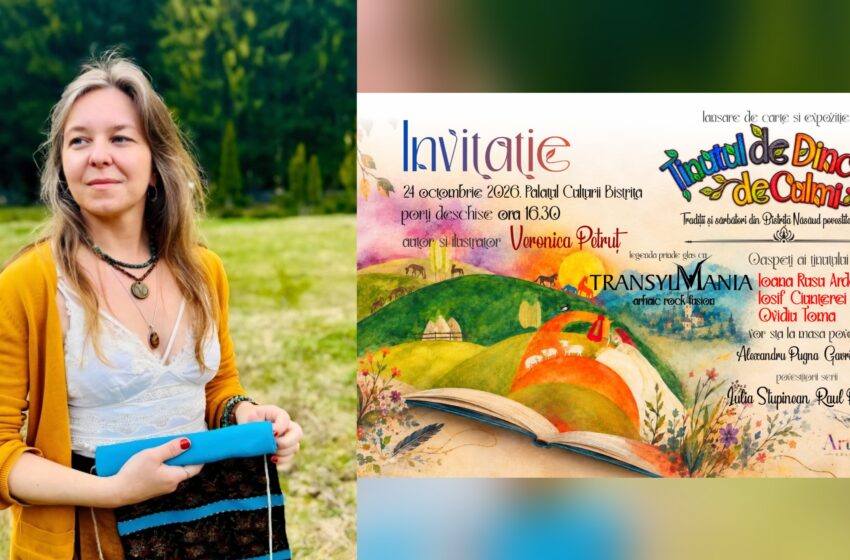  „Ținutul de Dincolo de Culmi”, o carte despre tradițiile din Bistrița-Năsăud ilustrată de Veronica Petruț,  lansată la Palatul Culturii