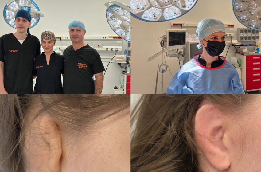  Premieră medicală la Bistrița! O tânără a beneficiat de reconstrucția integrală a urechii și a conductului auditiv. FOTO
