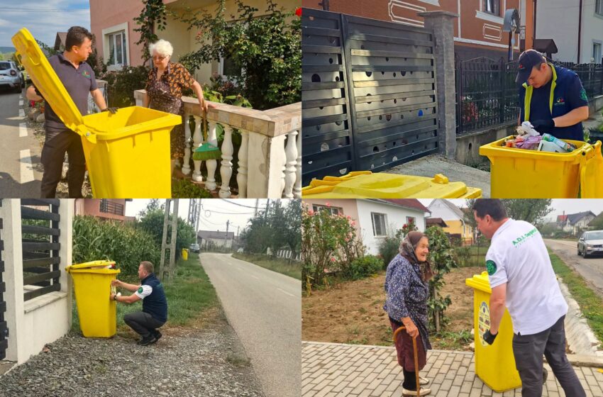  Miercuri, 28 octombrie, se colectează Pubela Galbenă în toate localitățile componente ale Municipiului Bistrița