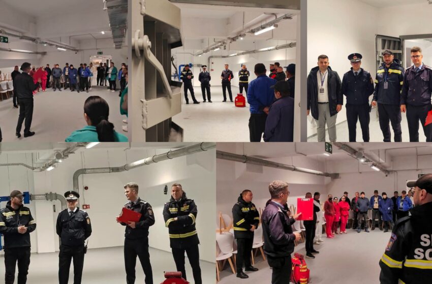  Exercițiu de alarmare la Spitalul Clinic Județean de Urgență Bistrița. Ce trebuie să știe populația în cazul unui atac aerian