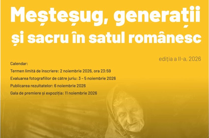 „Oameni, locuri, tradiții” – concurs național de fotografie etnografică, la ediția a II-a