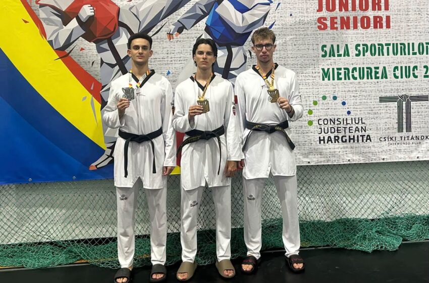  Gloria Bistrița, 12 medalii la Cupa României de Taekwondo WT. FOTO