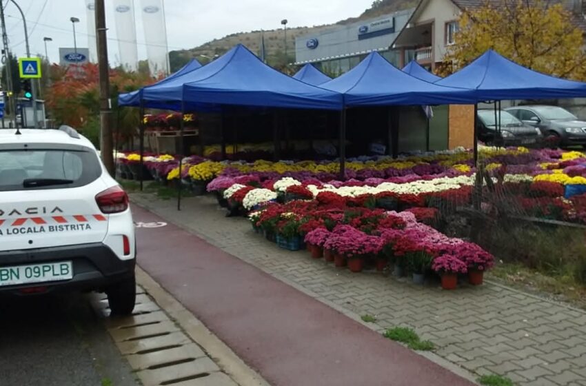  Luminația la Bistrița: Unde vor putea fi vândute florile și lumânările. Amenzi de până la 2.500 de lei!