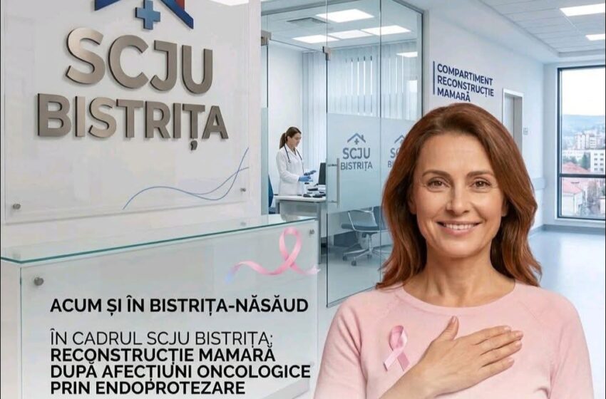  Reconstrucție mamară gratuită la Spitalul Clinic Județean de Urgență din Bistrița, din ianuarie 2027. Cine poate beneficia
