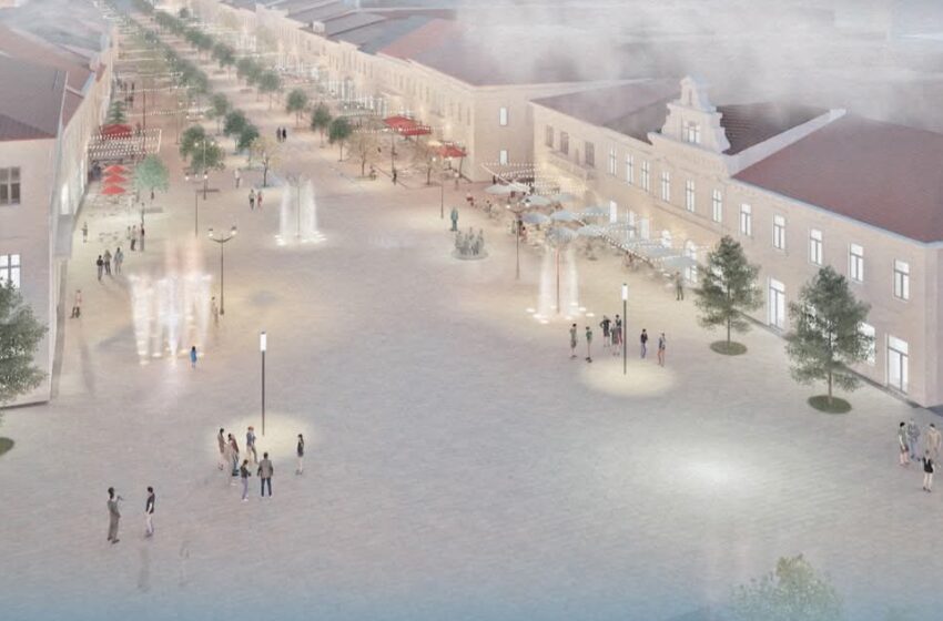  Fântânile arteziene revin în Piața Centrală din Bistrița! Cum va fi readusă apa în peisajul istoric al orașului