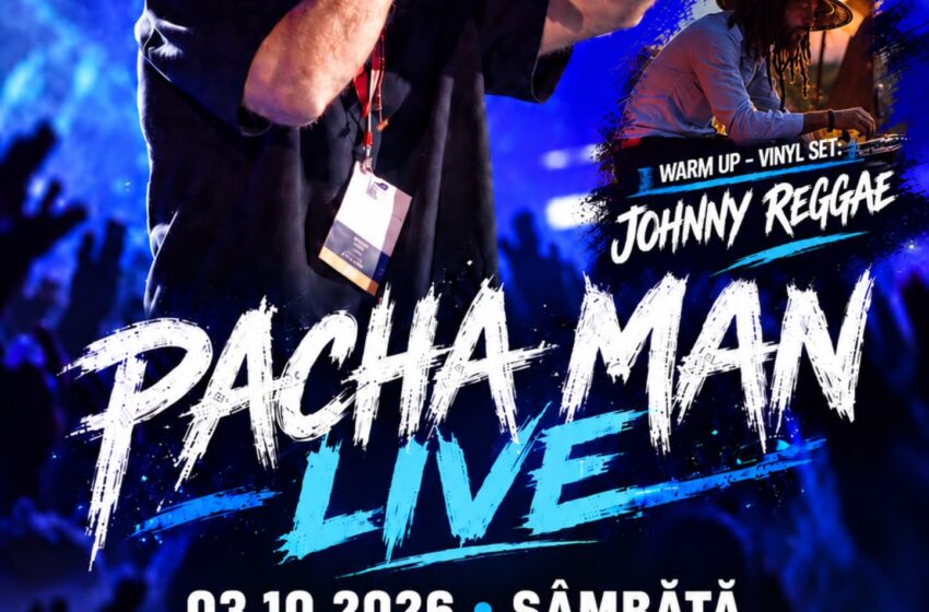  Pacha Man vine la Bistrița. Concert live la Soho Music Hall, sâmbătă, pe 3 octombrie, de la ora 21.00